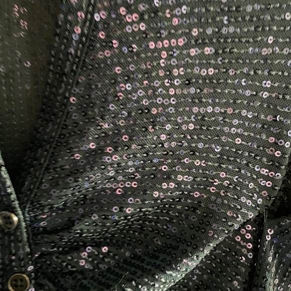 Free People Sequin Shirtee - Picture 2 of 3